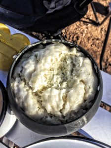 Biscuit ball in a bowl