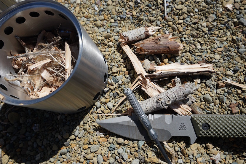 Hot beverage on the trail